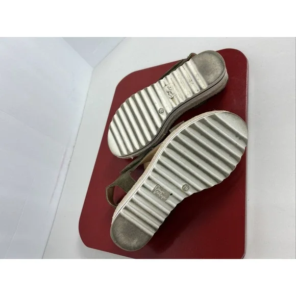 CROWN VINTAGE‎ Korine Espadrille Wedge Platform Sandals Women's Size 7M Beach - Picture 8 of 9
